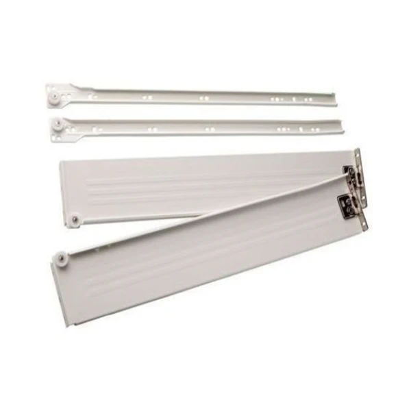 Боковина для напрямних Blum METABOX 320M4000C MX MP SGWA L-400мм H-86мм частк. висування Крем-білий