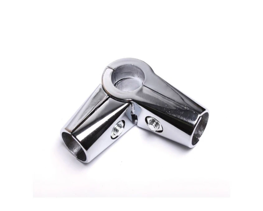 Тримач для труби подвійний DC D-25мм R-43 Хром