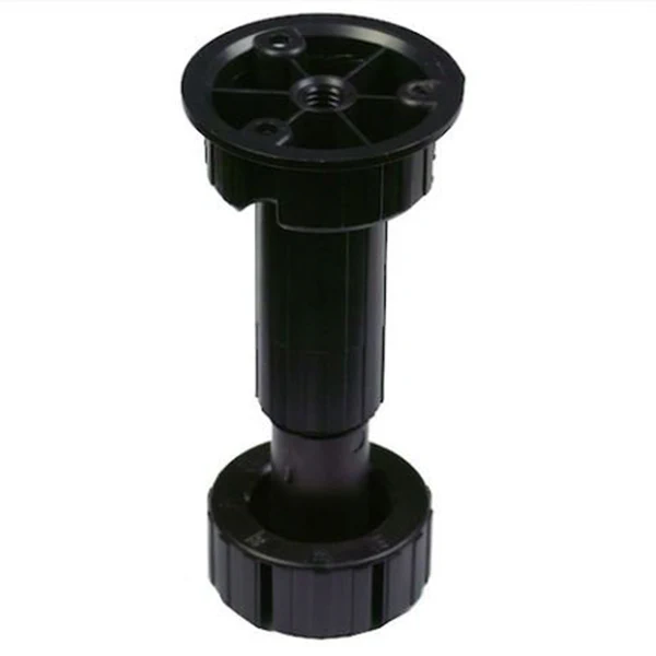 Ніжка меблева регульована пластикова Scilm Н-120мм Чорний