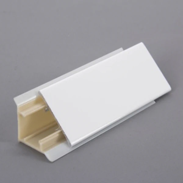 Плінтус кухонний алюмінієвий Вибір трикутний Н30 4200 мм Білий (основа+вставка)