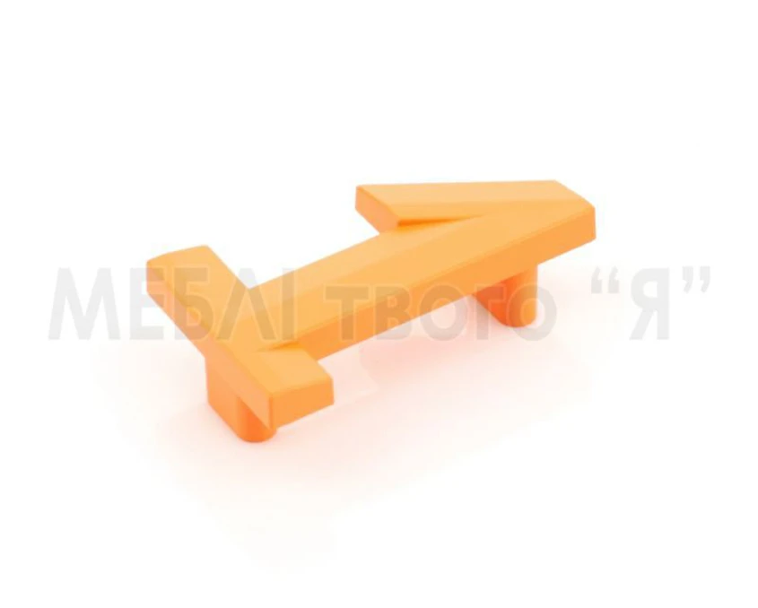 Меблева ручка Poliplast РП-1 Помаранчевий глянець