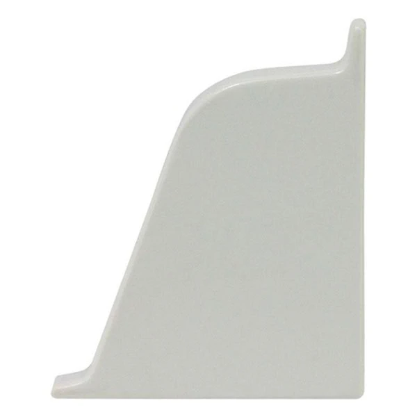 Для плінтуса LuxeForm 118 Заглушка ліва WAP118  11509 Біла