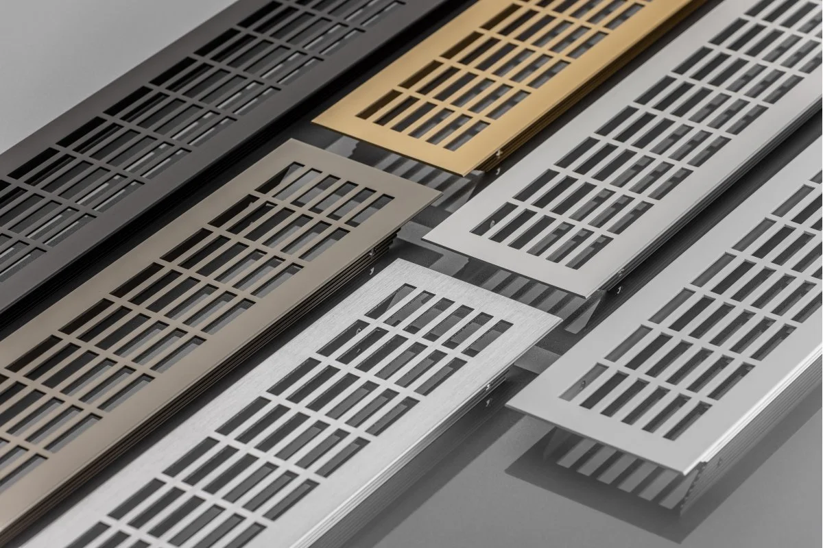 Решітка вентиляційна GTV KK-W80800-D2 480х80мм Чорна - 2