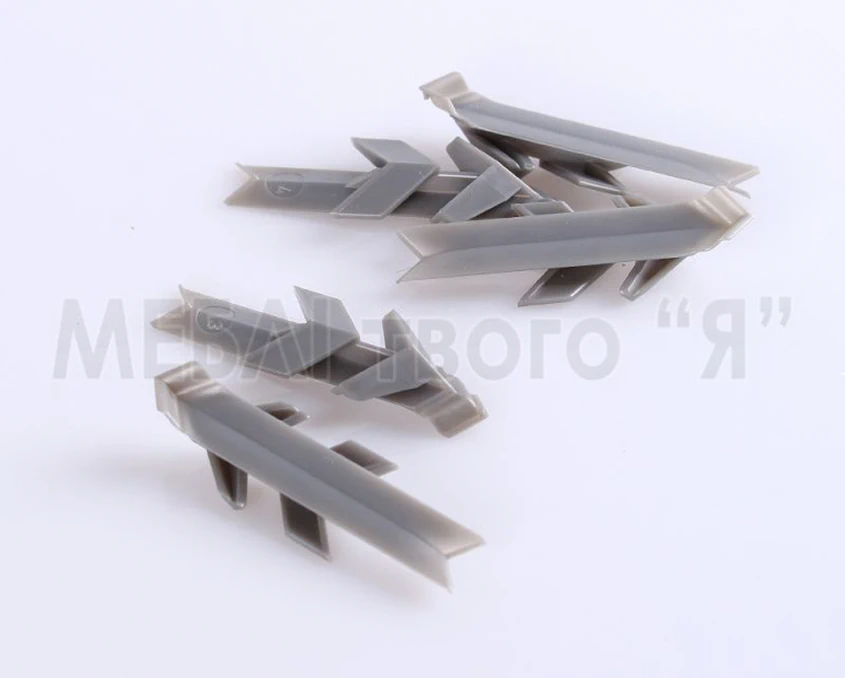 Для плінтуса Rehau 112 Кут зовнішній 90* 98656 Сірий