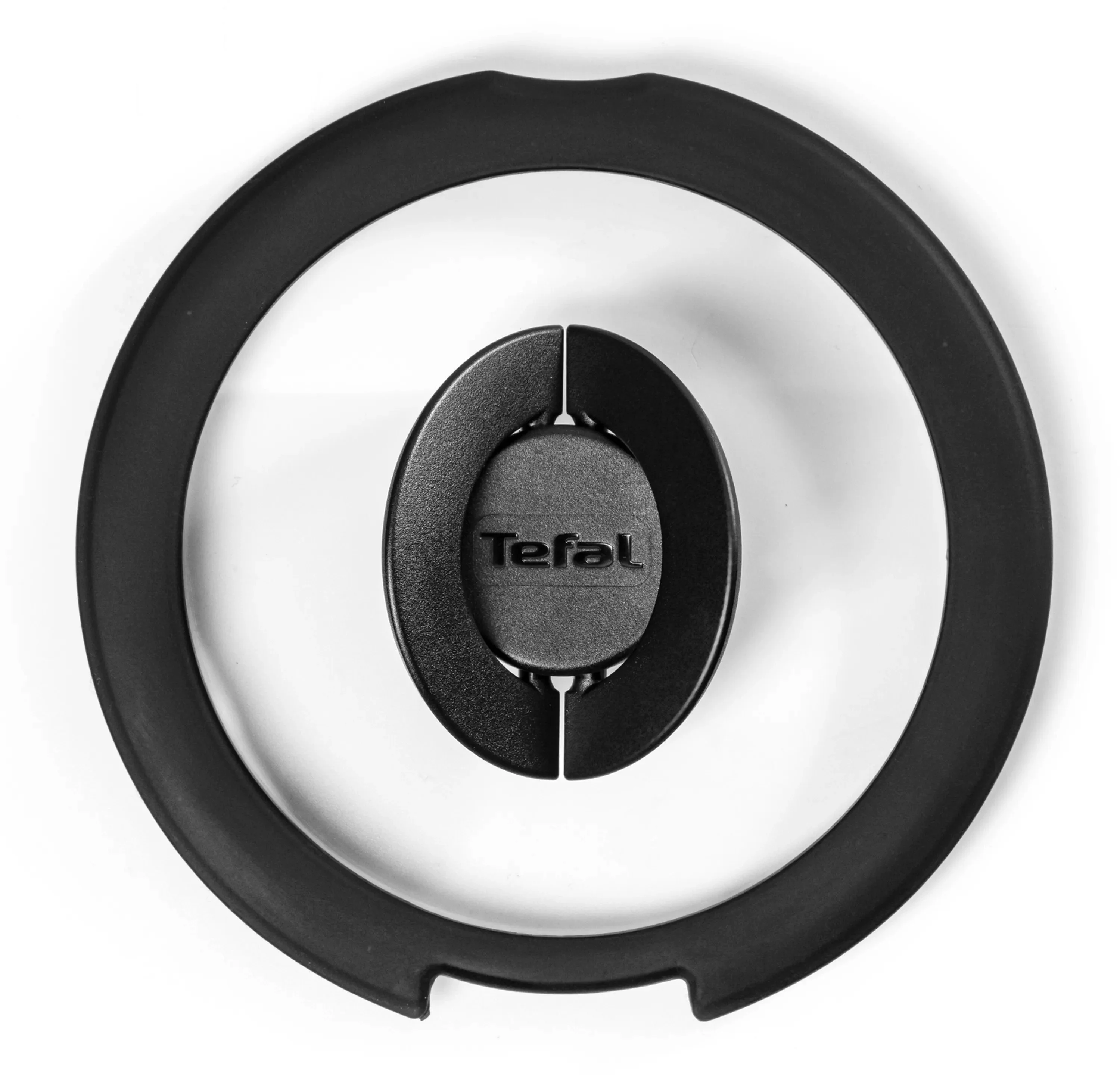 Кришка Tefal Ingenio 26см, скло, силікон, прозоро-чорний - 2