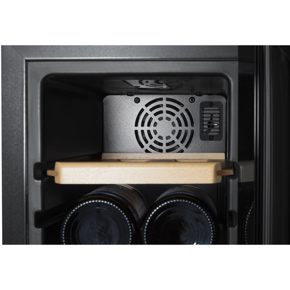 Холодильник Philco для вина, 79.5х25.2х45, холод.відд.-32л, зон - 1, бут-12, диспл, підсвітка, чорни - 2