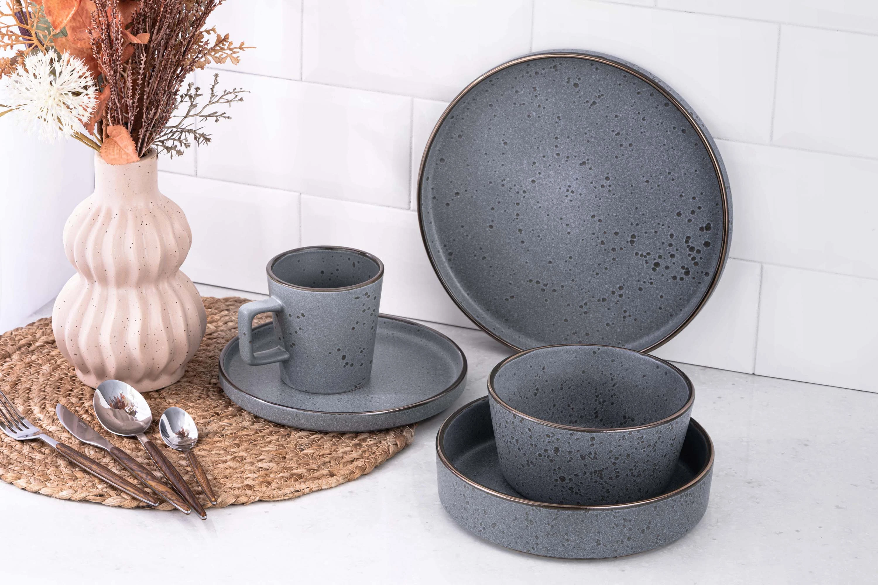 Чашка Ardesto Fasano, 310мл, кераміка, сірий - 2