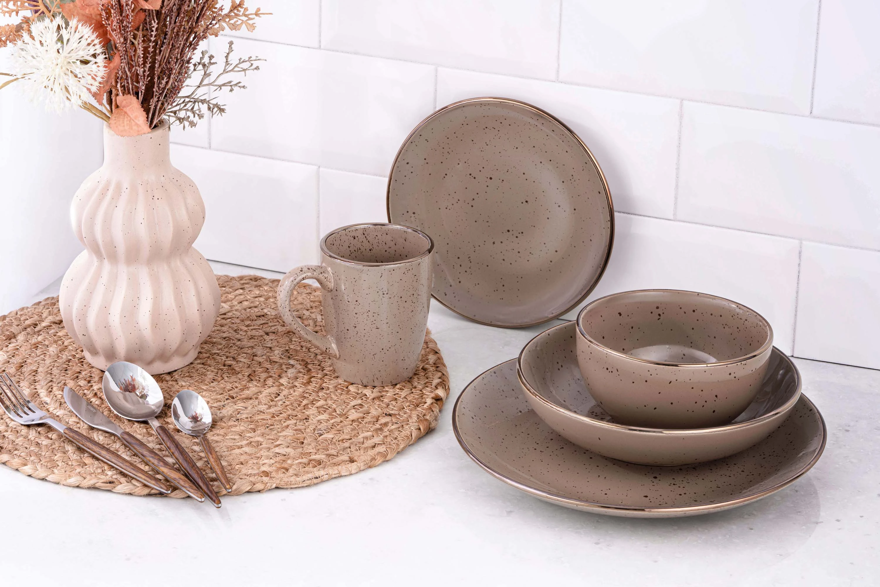 Чашка Ardesto Emilia, 360мл, кераміка, коричневий - 2