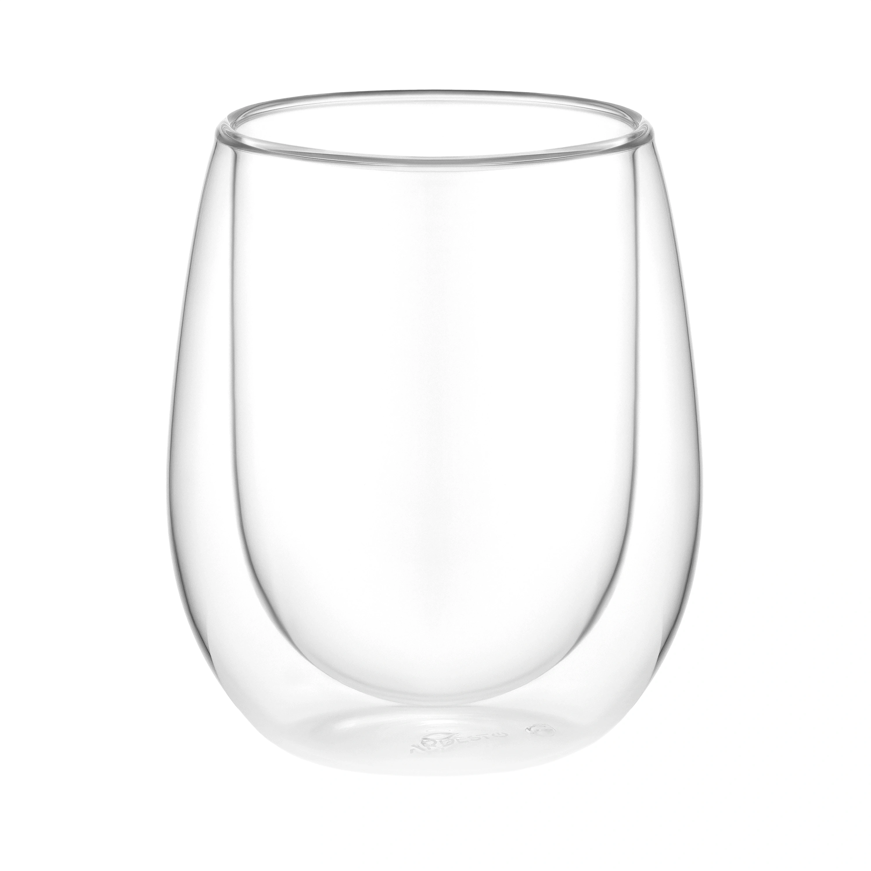 Набір чашок з подвійними стінками Ardesto, 350мл, 2шт, боросилікатне скло, прозорий - 2