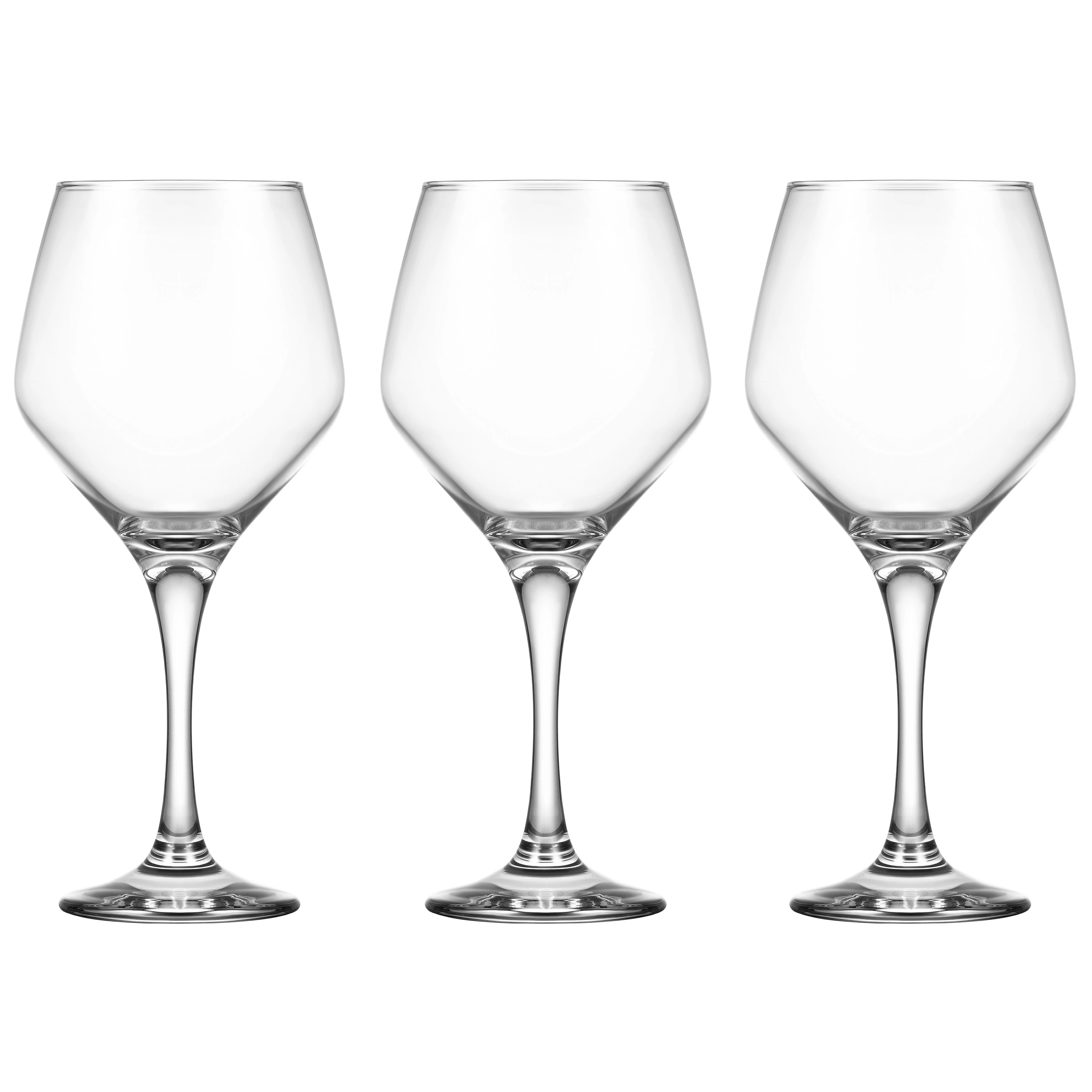 Набір келихів для вина Ardesto Loreto 440мл, 3шт, скло, прозорий - 2