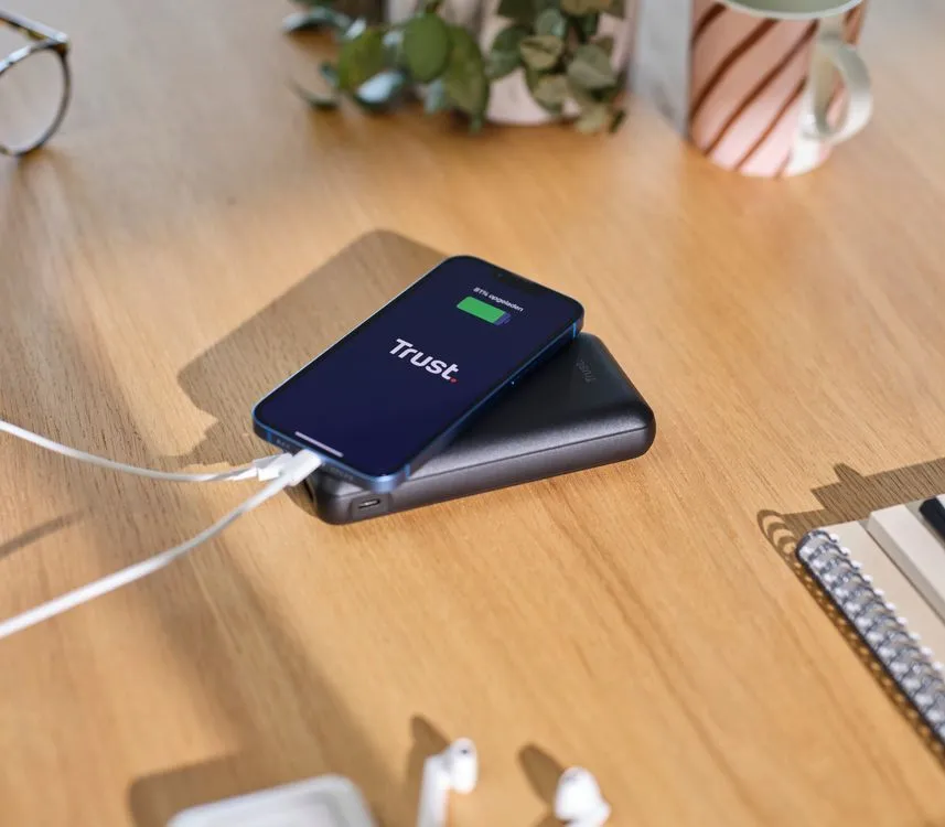 Акумулятор портативний літій-іонний power bank Trust Redoh, 20000мА·год, USB-A/2хUSB-C, 18W, QC 3.0, - 2