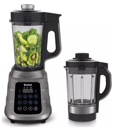 Блендер Tefal стаціонарний Ultrablend Vacuum Boost 1300Вт, чаша-2500мл, вакуумний, доп чаша 1400, ср