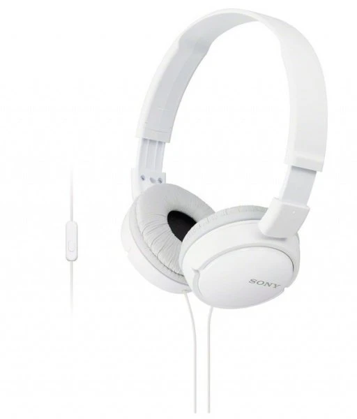 Навушники On-ear Sony MDR-ZX110AP 3.5 mini-jack, Mic, Білий - 2
