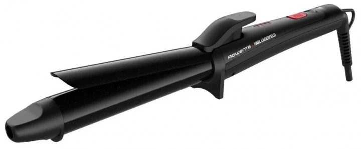 Плойка Rowenta x Karl Lagerfeld Curling Tong, 47Вт, D -25mm, >200С, кераміка, турмалін, чорний