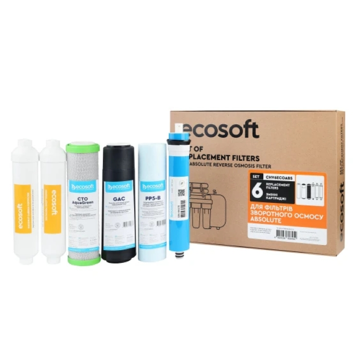 Комплект картриджів Ecosoft Absolute (12 місяців)